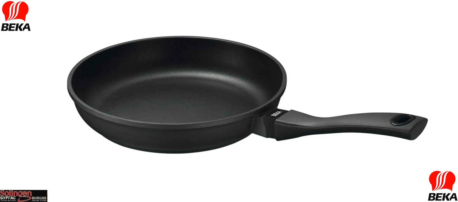 BEKA Energy non-stick frying pan 20 x 5 cm, Висококачествен тиган, изработен от лят алуминий, подходящ за готвене и пържене на всички видове готварски печки, размер: 20 x 5 cм, BEKA "Energy"